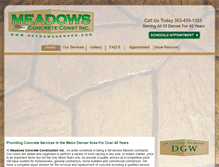 Tablet Screenshot of meadowsdenver.com